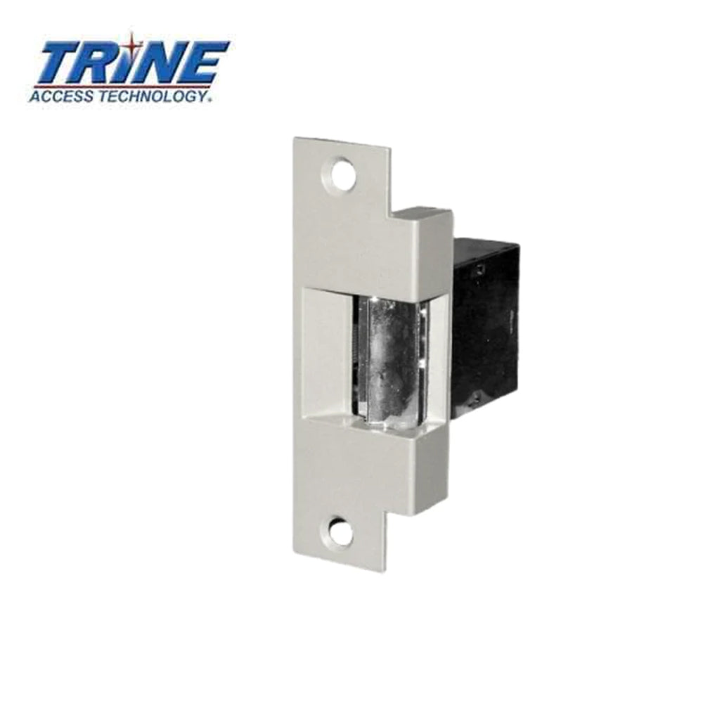 Trine - 007C-24AC - Electric Strike Fail Secure 4-7/8 x 1-1/4 Faceplate - 24VAC - Satin Chrome