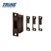 Trine - TRE-4100-10B - Electric Strike 4100 Series 4-7/8 x 1-1/4 Faceplates for Cylindrical and Mortise Locks Fail Secure - 12/24 VDC/AC - 613 (Oil Rubbed Bronze-10B)