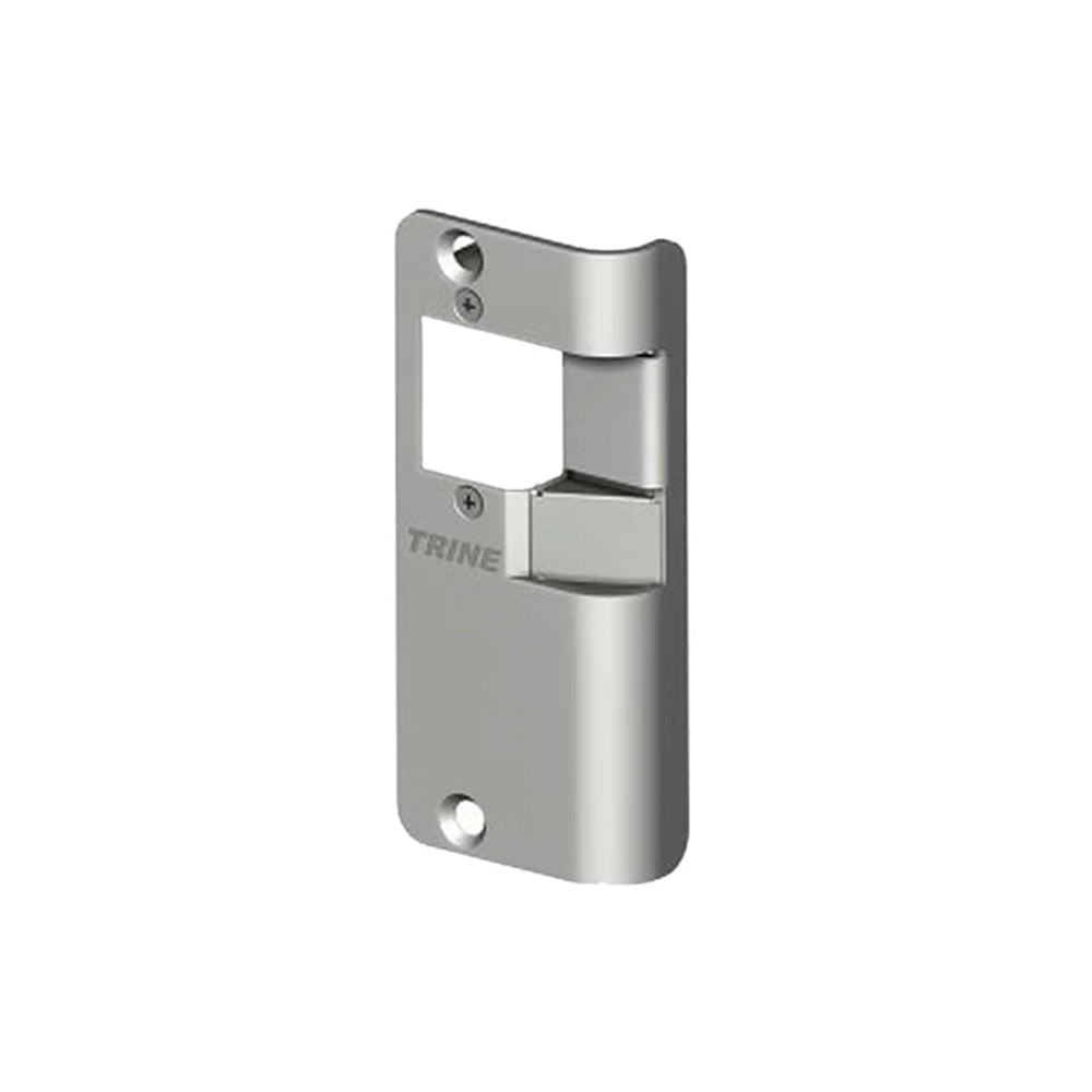 Trine - 458-ALUM-R - Retrofits Long A/R Strike 3000 Series 4-5/8 x 1-9/16 Faceplate - RH - Aluminum Finish