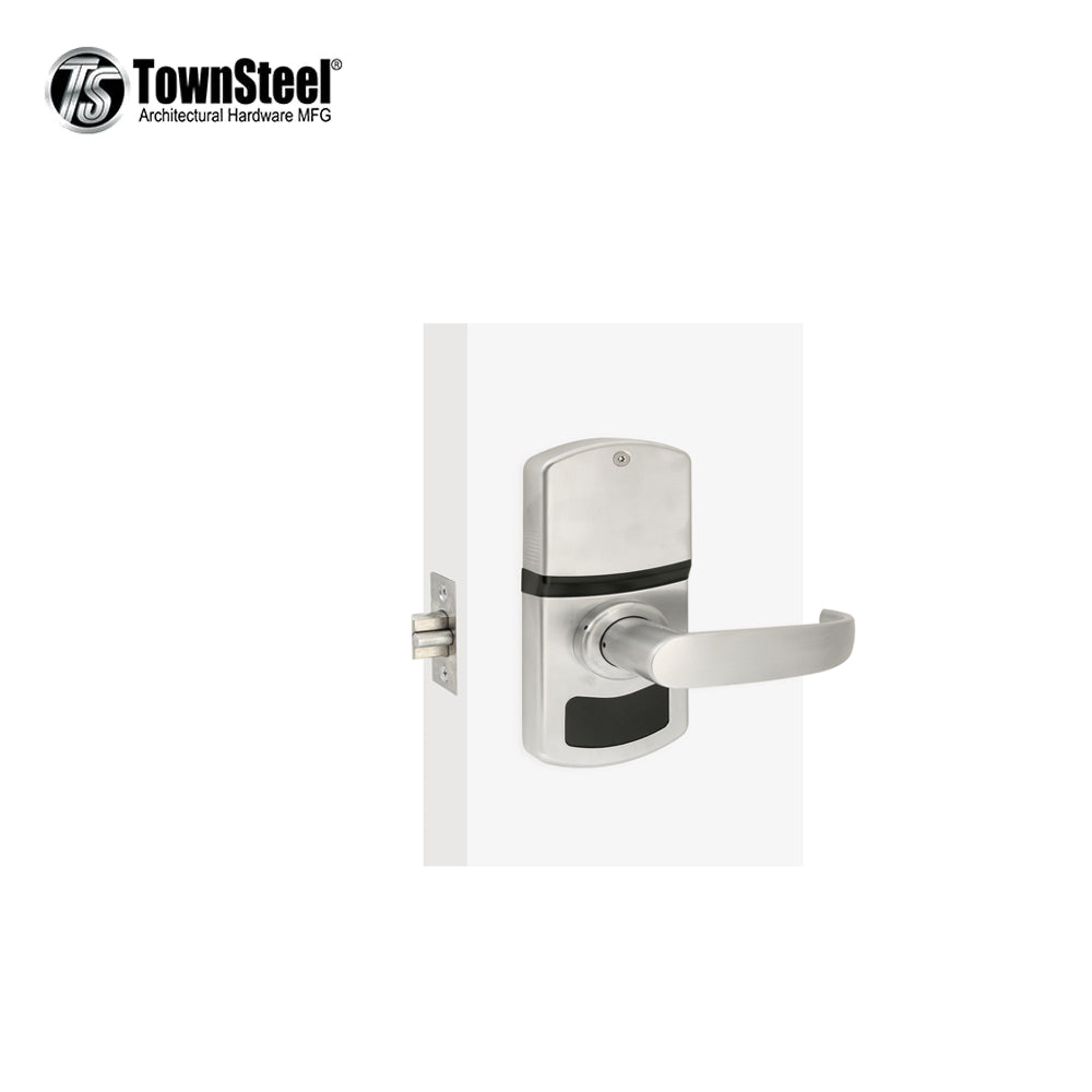 TownSteel - e-Elite - 6000 Series Motorized Cylindrical Lock Maxx Access - Schlage C Keyway - Rigid Lockbodies - Classroom (84) - Right Handed