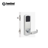 TownSteel - e-Genius - 5000 Series Electronic Interconnect Touch Keypad Lock - RF (Wi-Fi) - 2-3/8 Inch Backset - 5-1/2 Inch Lockbody with Wide Faceplate - Schlage C Keyway - Entry Function