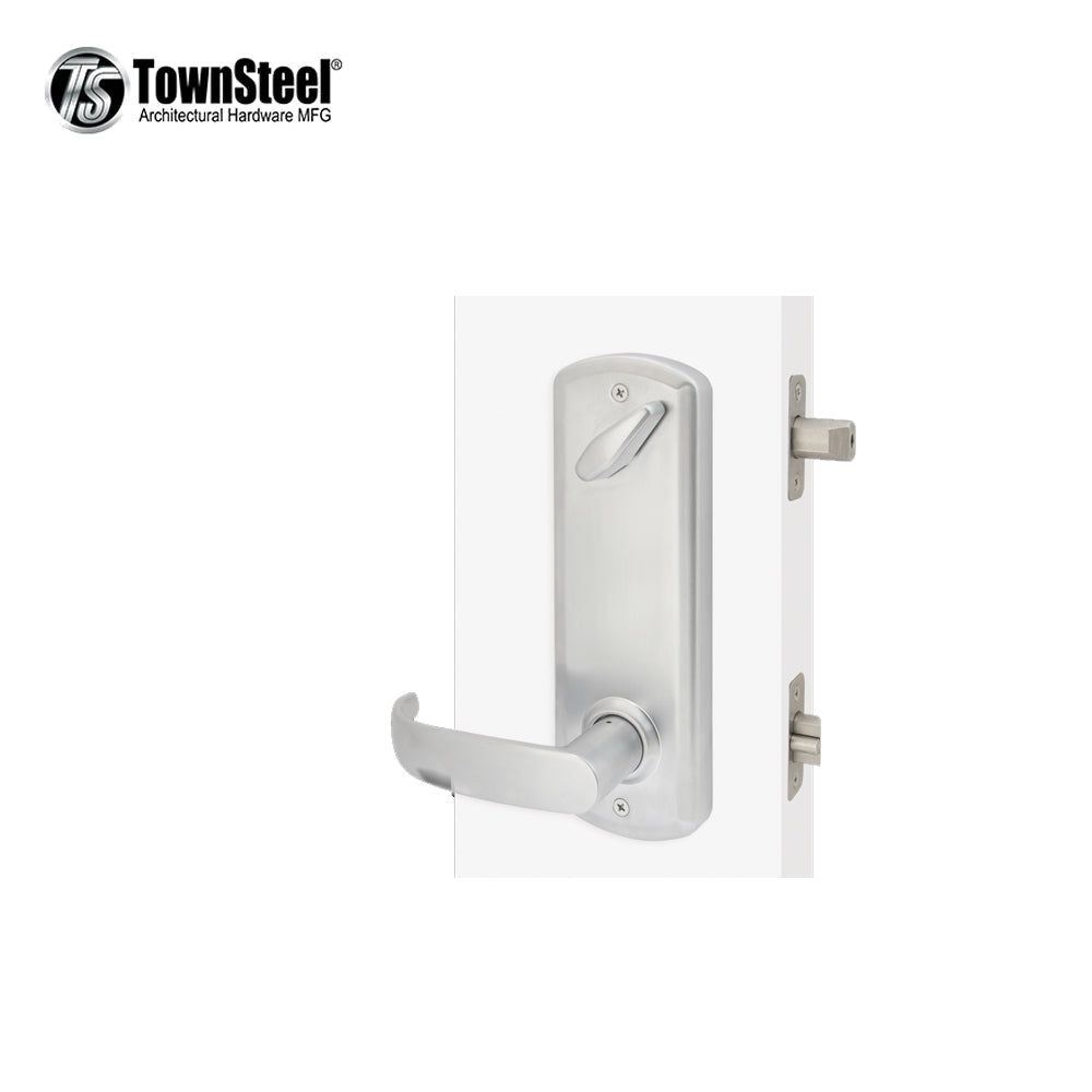 TownSteel - e-Genius - 6000 Series Smart Interconnected - Schlage C Keyway - 4 Inch Lockbodies - 1 Inch x 2-1/4 Inch Radius Corners - Entry Function