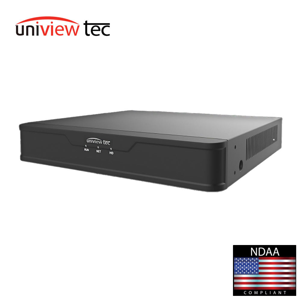 Uniview Tec HNR162X Network Recorder 16ch Analog x 8ch IP, 8MP Resolution Hybrid NVR