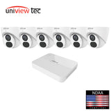 Uniview Tec KNR82T64 4MP Turret Camera with 8 Channels and 8 PoE NVR KIT