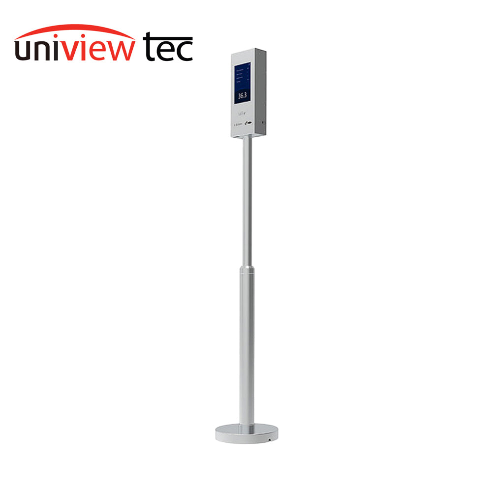 Uniview Tec Terminal, Wrist IR Temp, 0.1C, 7 LED Monitor, Floor Stand Temperature Measurement Pole