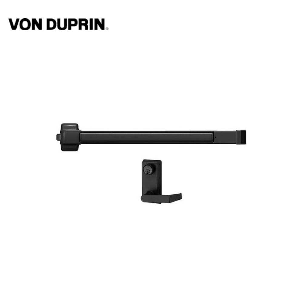 Von Duprin - 22L-06-3-689-RHR - Rim Exit Device with Trim Lever - 36 - Wide Stile Pushpad - Classroom Function - Aluminum Painted Finish - Grade 1