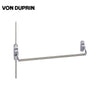 Von Duprin - 8827L - Surface Mounted Vertical Rod Exit Device - Wide Stile Crossbar - 48 - Exit Only - Less Trim - Satin Chrome (LHR)