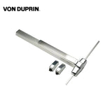 Von Duprin - 9827L - Surface Vertical Rod Exit Bar - Wide Stile Pushpad - 36- Night Latch Function - 07 Lever with Escutcheon - Satin Brass Finish - Grade 1