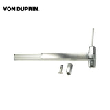 Von Duprin - 9927EO - Surface Vertical Rod Exit Device - Wide Stile Pushpad - 36 - Exit Only - Less trim - Less Bottom Rod - Satin Chrome Finish - Grade 1