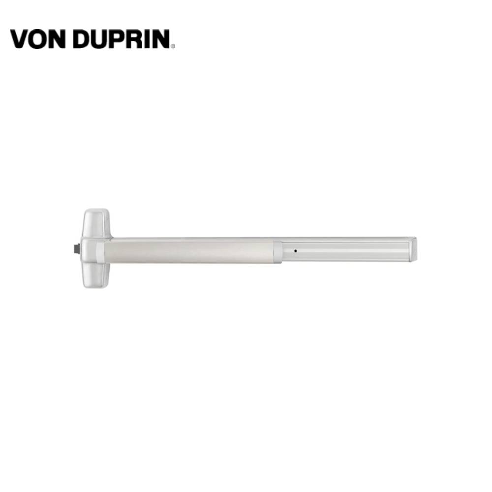 Von Duprin - 99EO-3-26D - Rim Exit Bar - 36- Wide Stile Pushpad - Exit Only - Less Trim - Satin Chrome - Grade 1