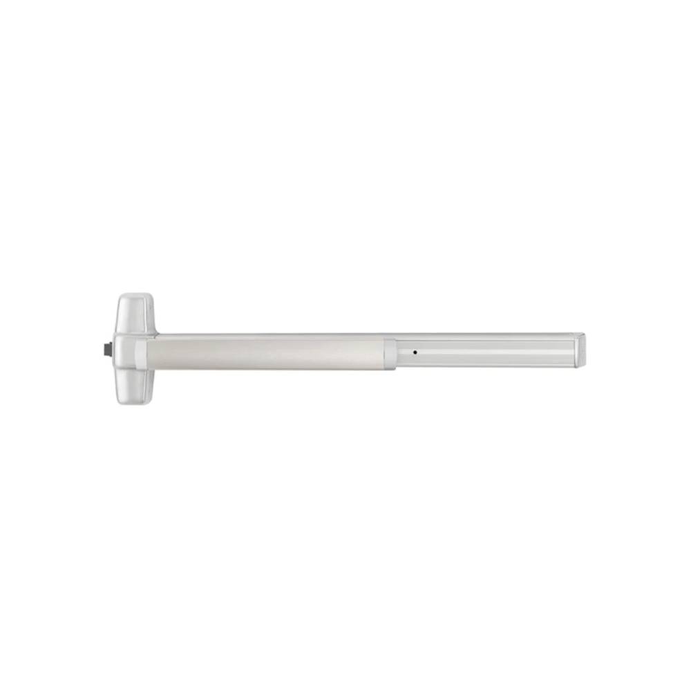 Von Duprin - 99EO-3-US28 - Rim Exit Bar - Wide Stile Pushpad - 36- Exit Only - Less Trim - Satin Aluminum Clear Anodized (Grade 1)