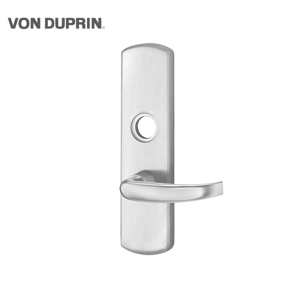 Von Duprin - M996L-RV-17 - Rim Vertical Rod Prep - Motor Driven Electrified RV 17 Lever Clutched Lever Trim FS or FSE Via Dip Switch - Less Cylinder - 12/24VDC