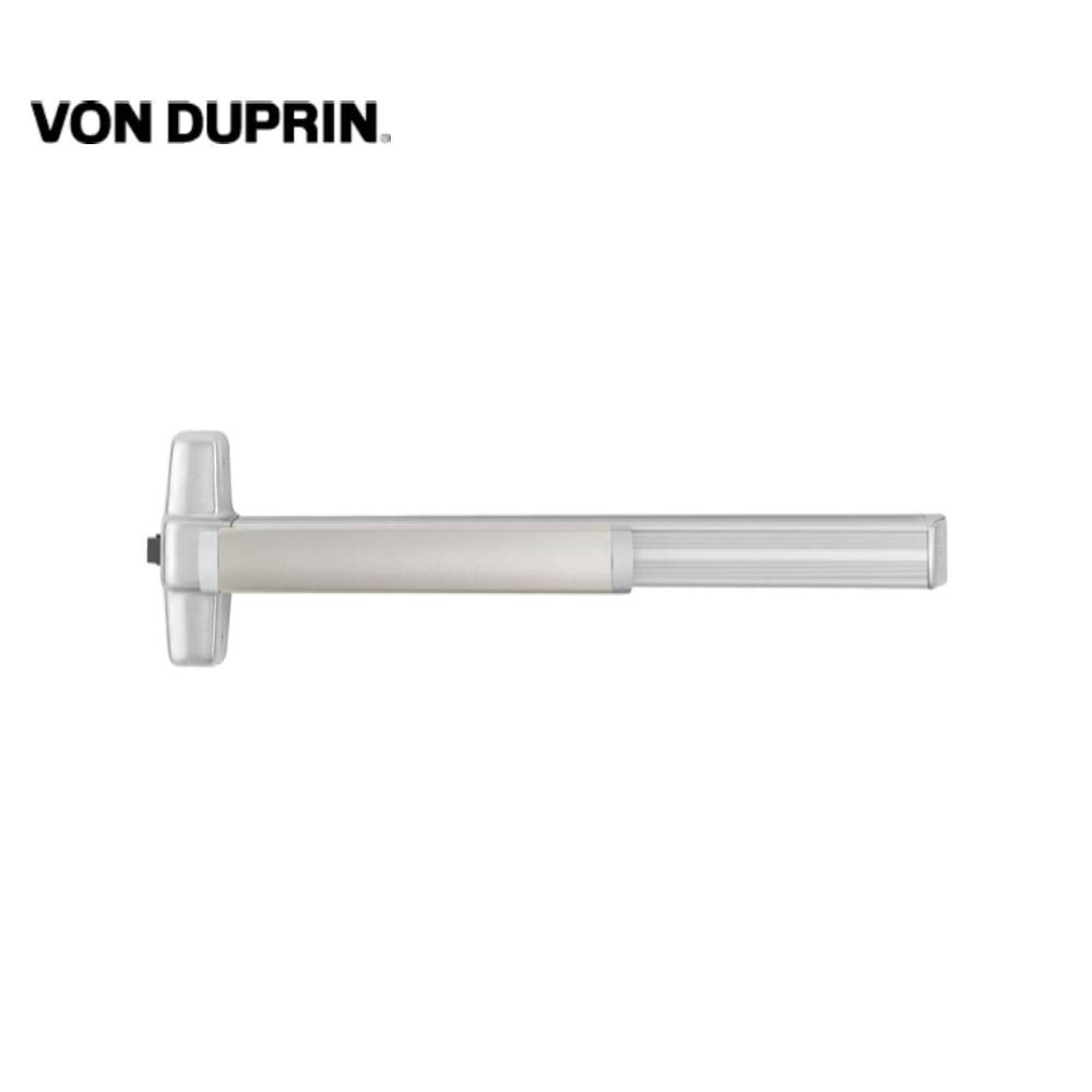 Von Duprin - QEL99EO - Rim Exit Bar - Wide Stile Pushpad - 36 - Less Trim - Motorized Latch Retraction - 626 (Satin Chrome Finish)