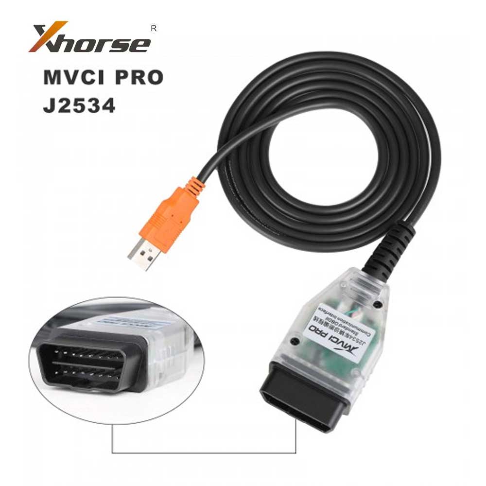 Xhorse XDMVJ0GL J2534 Diagnostic and Programming Cable Support D-PDU and J2534