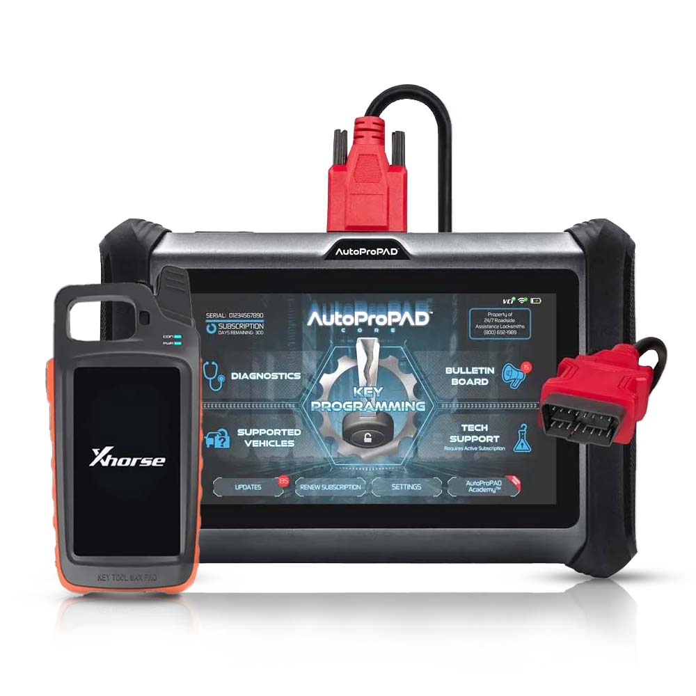 XTOOL AutoProPAD Core Key Programmer with VVDI Key Tool MAX PRO Remote Generator