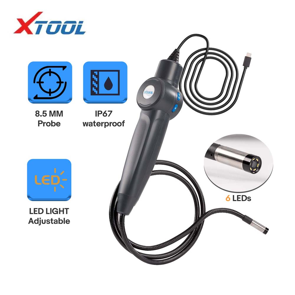 XTOOL XV200 - HD Inspection Endoscope Camera for D7S D7W D8 D8S D8W D9S D9S PRO