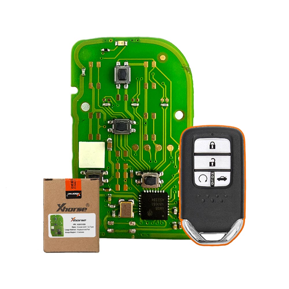 Xhorse XZBT51EN Honda Smart Key 4 Buttons PCB Board for VVDI Key Tool