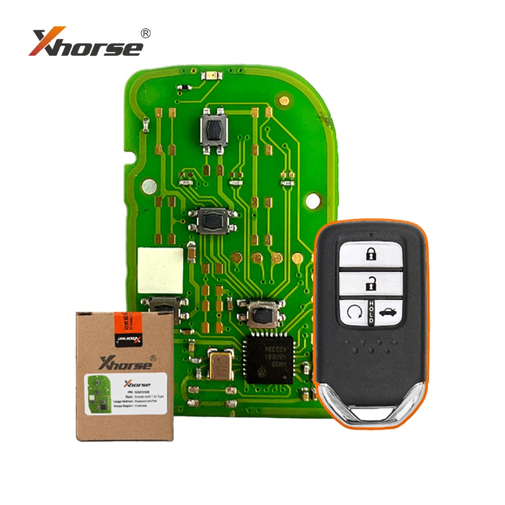 Xhorse XZBT51EN Honda Smart Key 4 Buttons PCB Board for VVDI Key Tool