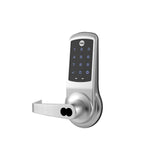 Yale - NexTouch - Keypad Cylindrical Lock with Capacitive Touchscreen and 6-Pin LFIC Prep Less Core - Augusta Leve - 626 (Satin Chrome)