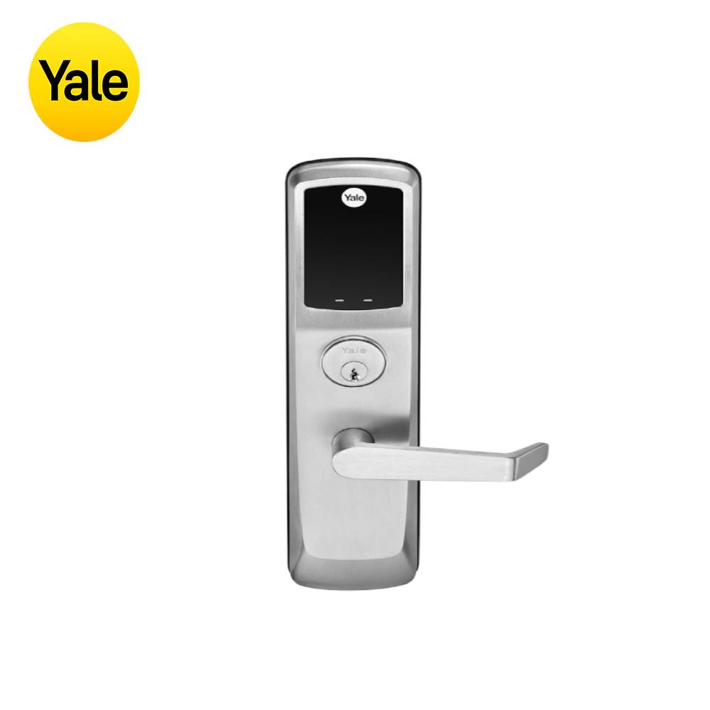 Yale - NexTouch - Commercial Keypad Exit Trim Lock with Augusta Lever and Capacitive Touchscreen Conventional Cylinder - Grade 1 - 626 (Satin Chrome)