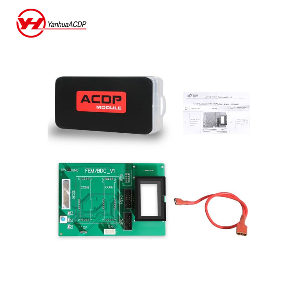 Yanhua ACDP-2 BMW FEM/BDC Package with ACDP BMW FEM/BDC Module Also ACDP BMW ISN Module and B48/N20/N55/B38 Bench Interface Boards