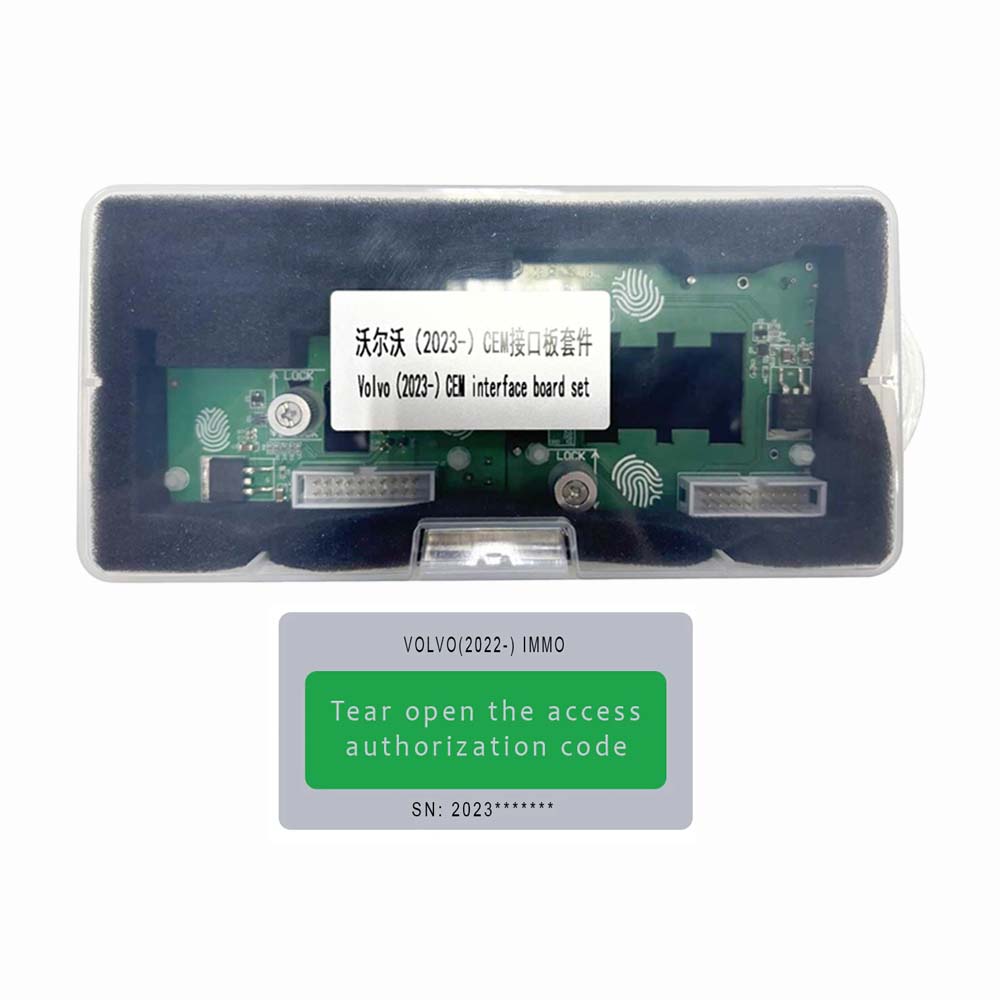 Yanhua ACDP VOLVO 2023-2024 CEM Interface Board Kit and ACDP A303 License for Volvo 2022- IMMO