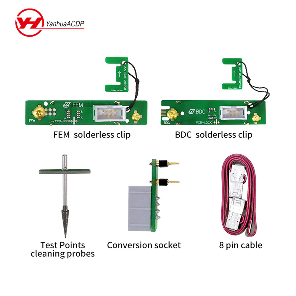 Yanhua FEM/BDC Special Programming Clip - No Need to Remove and Solder Chip when Pre-Processing BMW FEM/BDC 95128/95256 Chip Modules