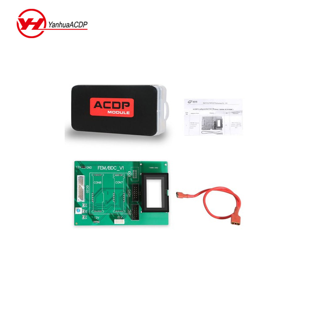 Yanhua ACDP Module 2 Support BMW FEM/BDC Module for IMMO Key Programming Odometer Reset Module Recovery with License A50A A50C