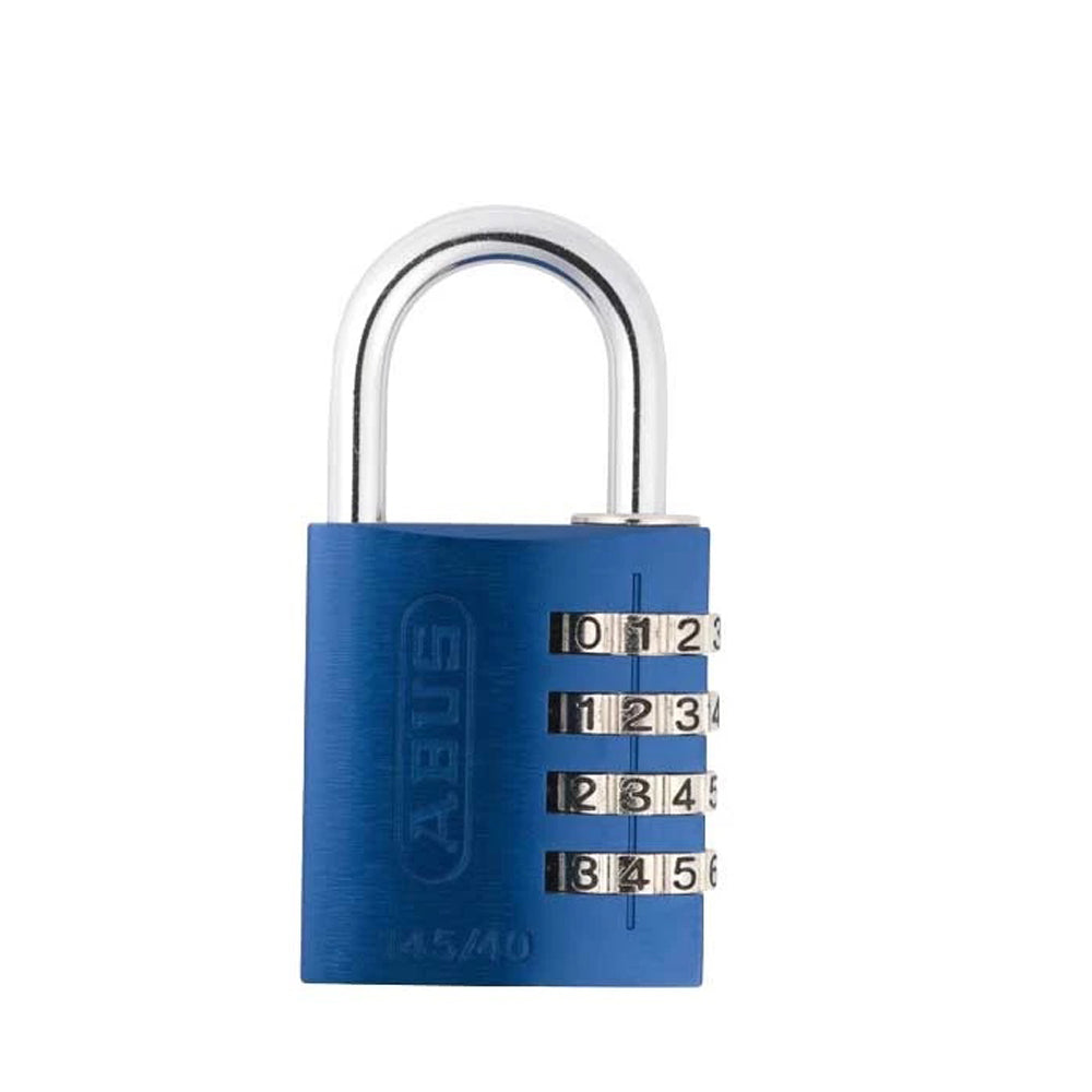 ABUS - 145/40 C - Aluminum - 4-Dial Resettable Padlock - Blue