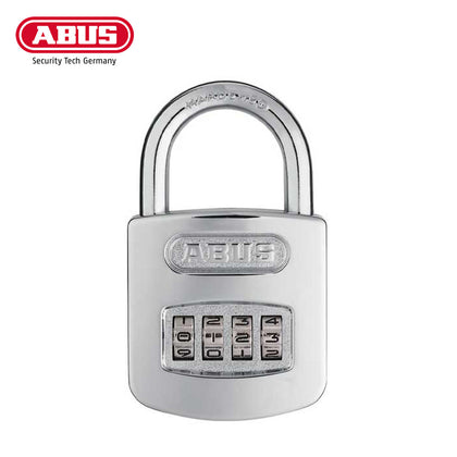 ABUS - 160/50 C - Steel / Chrome - 4-Dial Resettable Padlock - 1