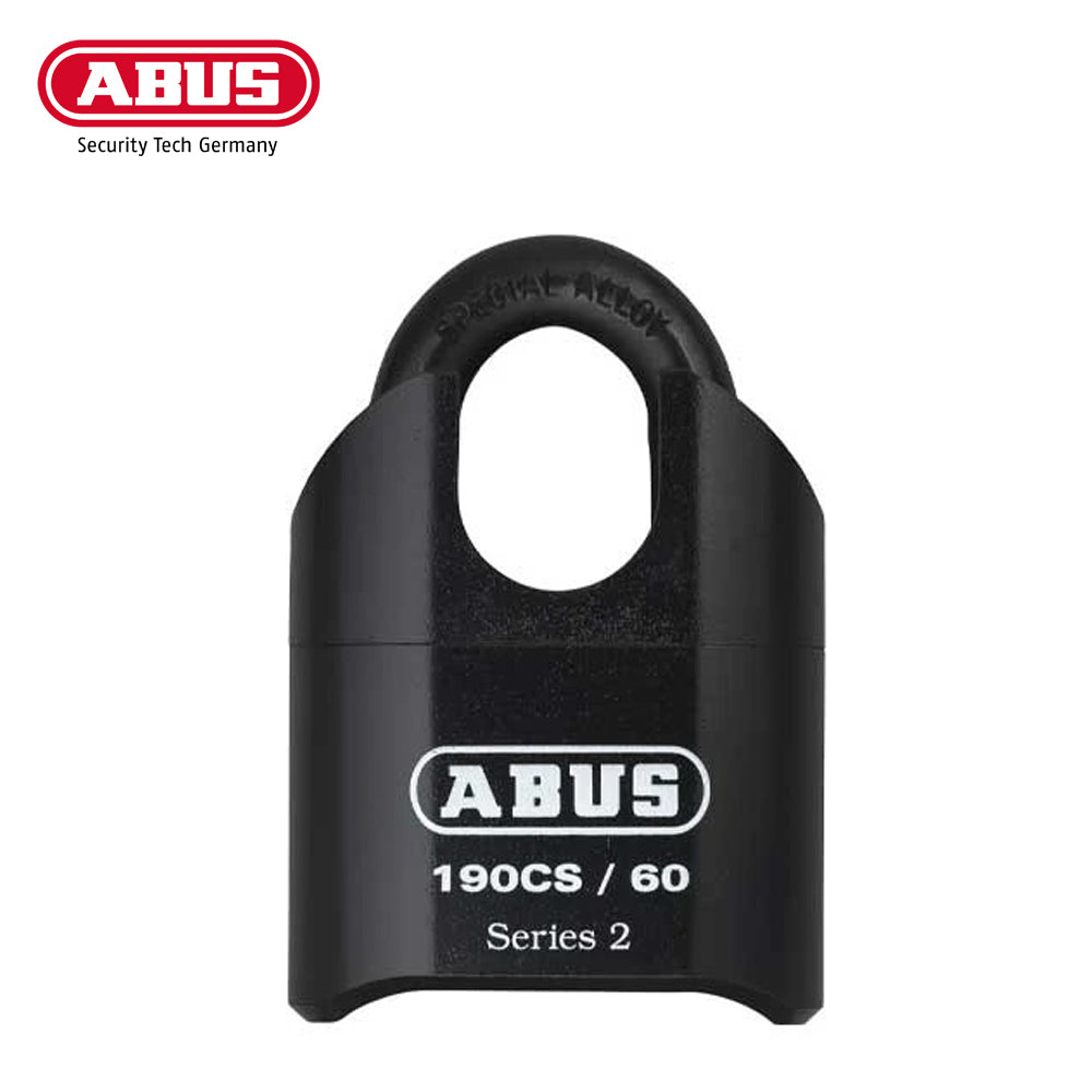 ABUS - 190CS/60 - Black Hardened Steel Jacket - 4-Dial Resettable Padlock