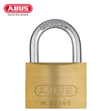 ABUS - 55/45 B - Economy Solid Brass Padlock - KA -1-11/16" Width