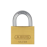 ABUS - 55/50 B - Economy Solid Brass Padlock - KA - 1-57/64" Width