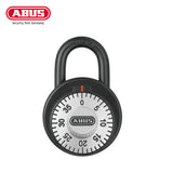 ABUS - 78/50 C - Corrosion Resistant Black KTL-Coated Silver Combination 3-Dial Padlock w/ Key Control - 1 31/32" Width