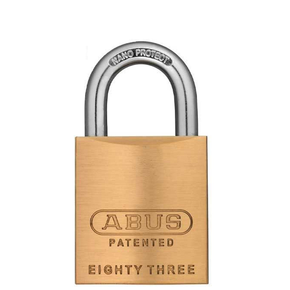 ABUS - 83/45-200 - Premium Loaded Brass Padlock - S2 - Kwikset - Rekeyable - 1 53/64" Width