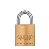 ABUS - 83KnK/45 - Premium Loaded Brass Padlock - S2 - KIK Key In Knob - Prepped for Sargent - No Cylinder - 1-27/32" Width