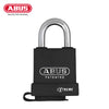 ABUS - 83WP/53-3000 - EXTREME Black Coated Steel Padlock - S2 - Schlage C-L - 5/6 Pin - Rekeyable - 2-1/4" Width