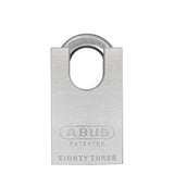 ABUS - 83CS/50-3000 - Chrome Plated Brass Padlock w/ Shackle Guard - S2 - Schlage C-L - 5/6 Pin - Rekeyable - 1-57/64" Width