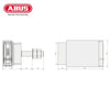 ABUS - ConHasp Granite Overtrap 215/100 Door bar for Containers