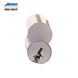 Arrow - 100CRP-UCX1C - SFIC Core 6 Pins - Arrow Keyway 1C - Uncombinated - 26D (Satin Chrome)