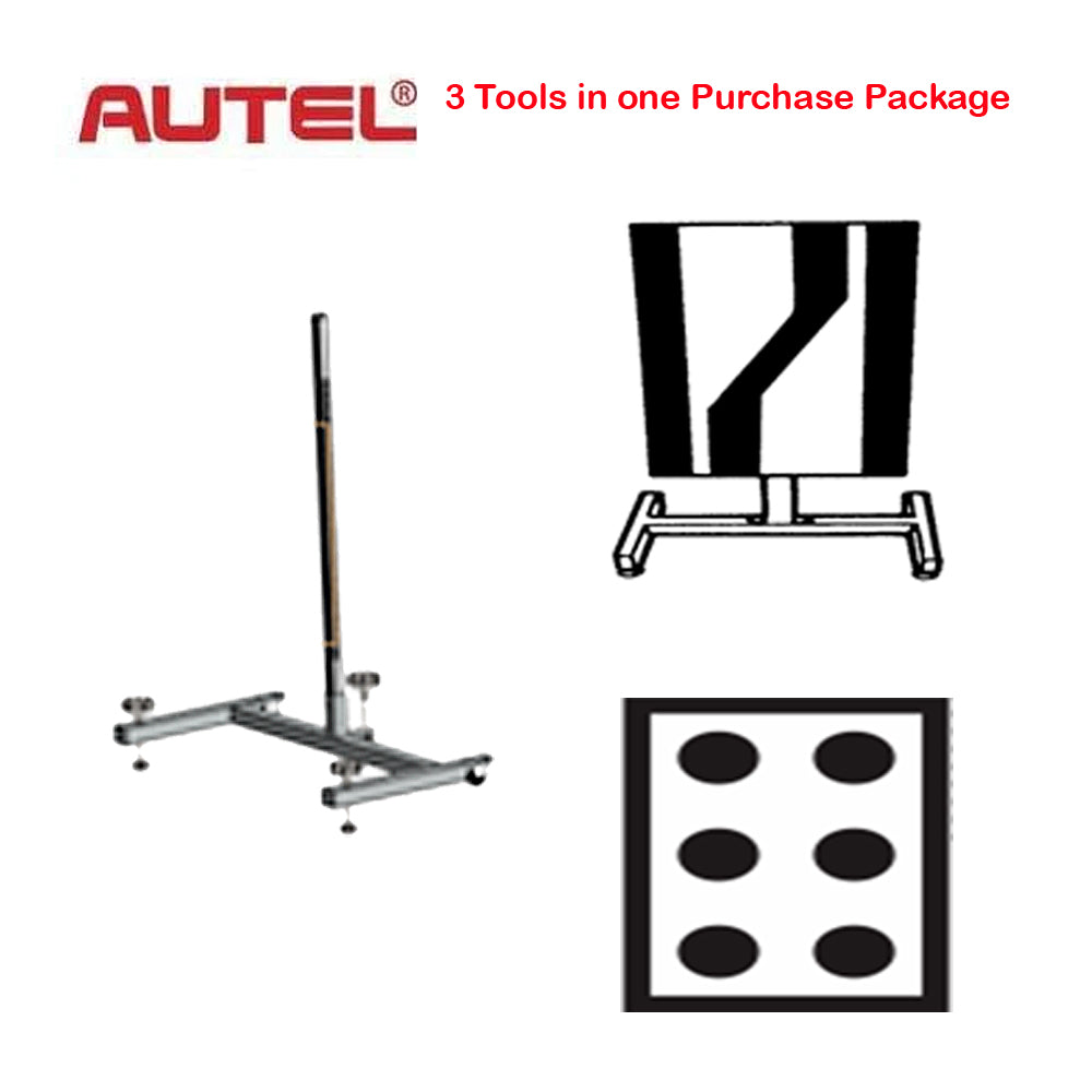 Autel MaxiSys ADAS Hitachi Radar Calibration Plate + Support + Honda Blind Spot Lane Watch Pattern Board