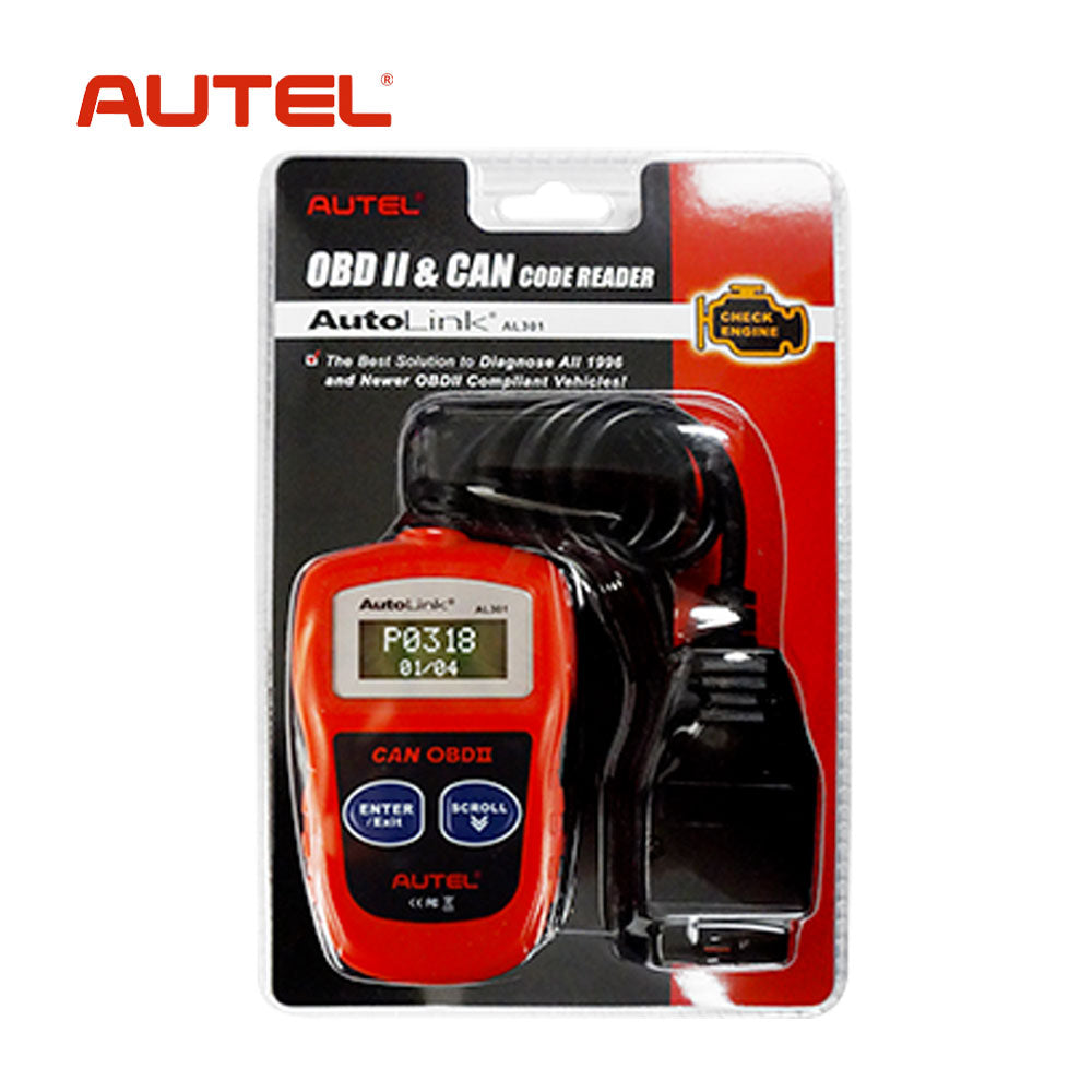 Autel AutoLink AL301 Vehicle OBDII/CAN Code Reader