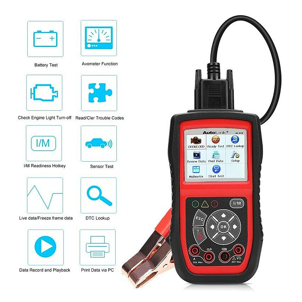 Autel AutoLink AL539B Diagnostic Tool Electrical Tester OBD2 Code Reader