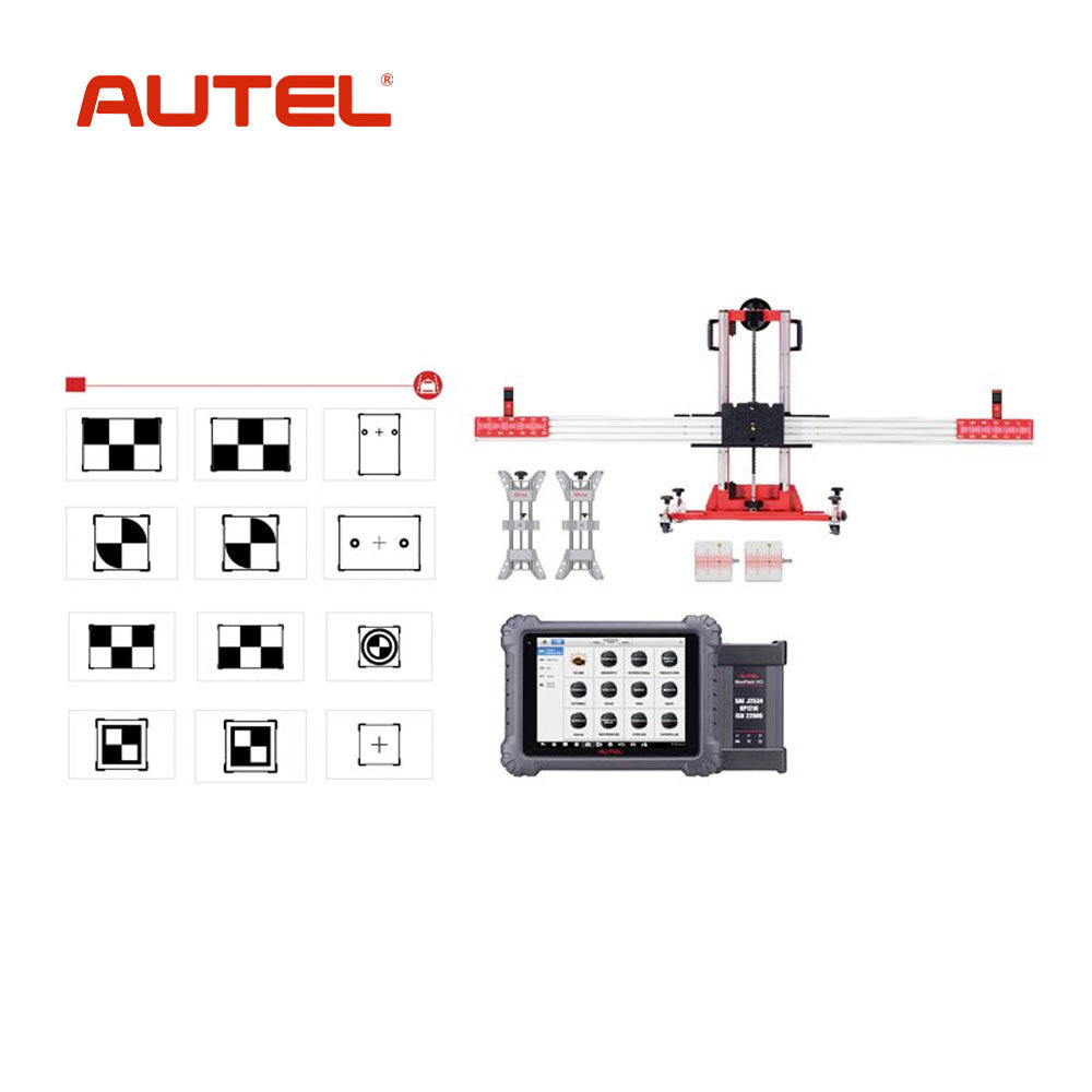 Autel CVALDWT Standard Frame CV ADAS LDW w/ MS909CV Tablet