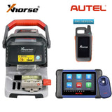 Autel MaxiIM IM508S Key Programmer and Xhorse XP005 Key Cutting Machine with VVDI Key Tool MAX PRO Remote