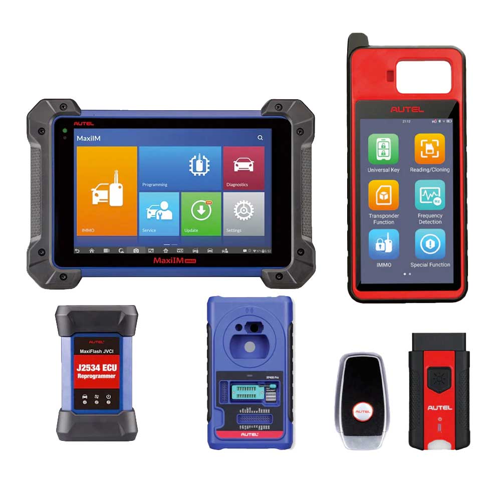 Autel IM608 Pro Key Programming and Diagnostic Tool and KM100 Universal Key Generator Kit