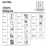 Autel IMKPA Expanded Key Programming Accessories (Open Box)