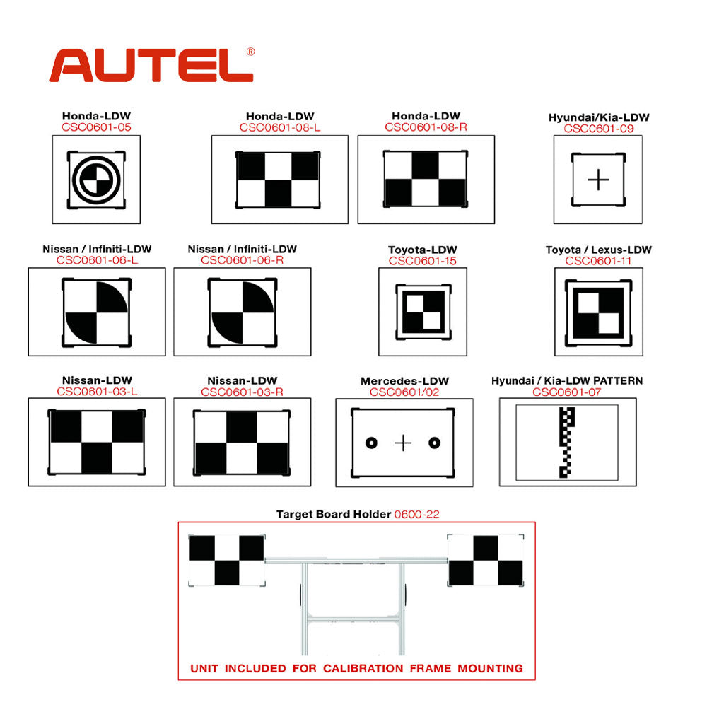 Autel LDWTARGET1 ADAS Lane Departure Package 1