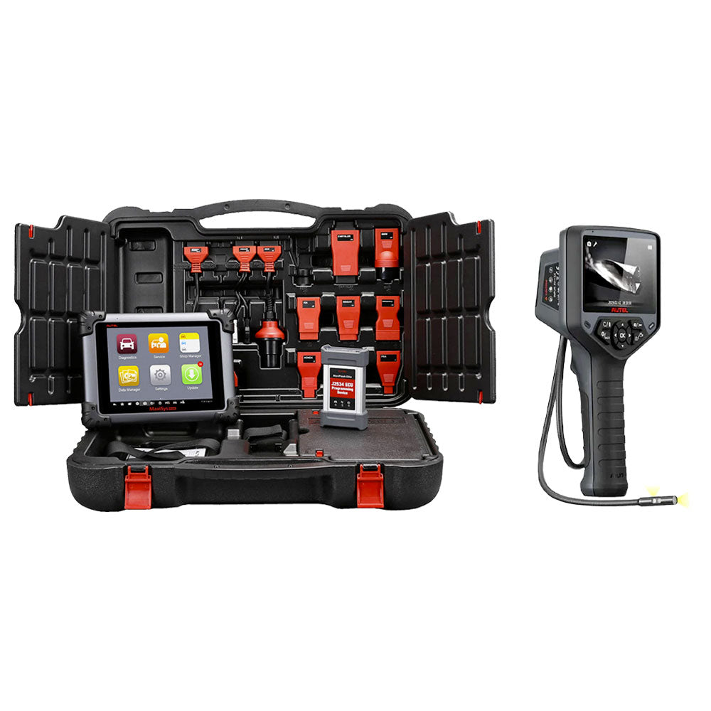 Autel MaxiSys MS908S Pro Diagnostic System with J2534 Pass-Thru Programming Device and MV460 Digital Videoscope