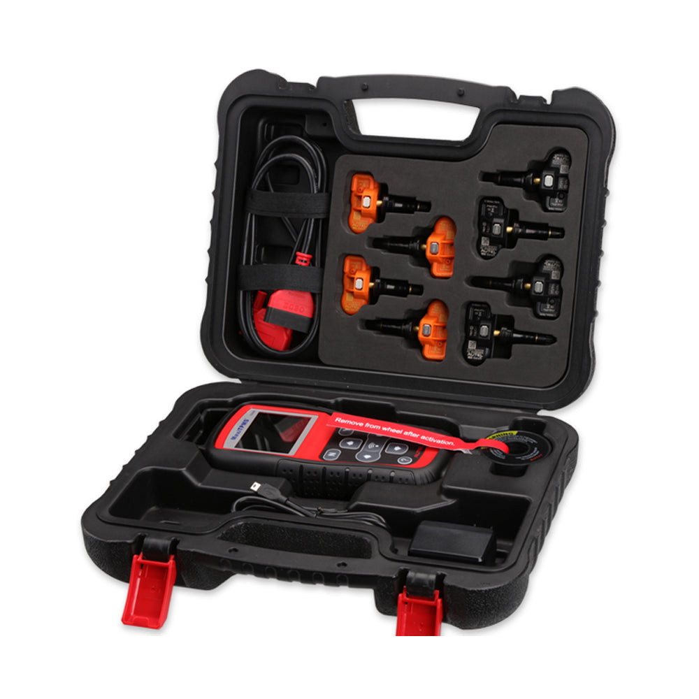 Autel MaxiTPMS TS508 Kit with 8 MX-1 Sensors and 4 Interchangeable Aluminum Valves